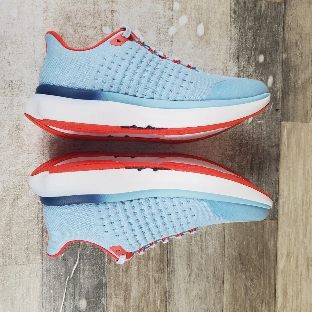 Rabbit Dream Chaser Mens Shoes Sz 9.5 Running Crystal Blue Mesh Lace Up Sneakers